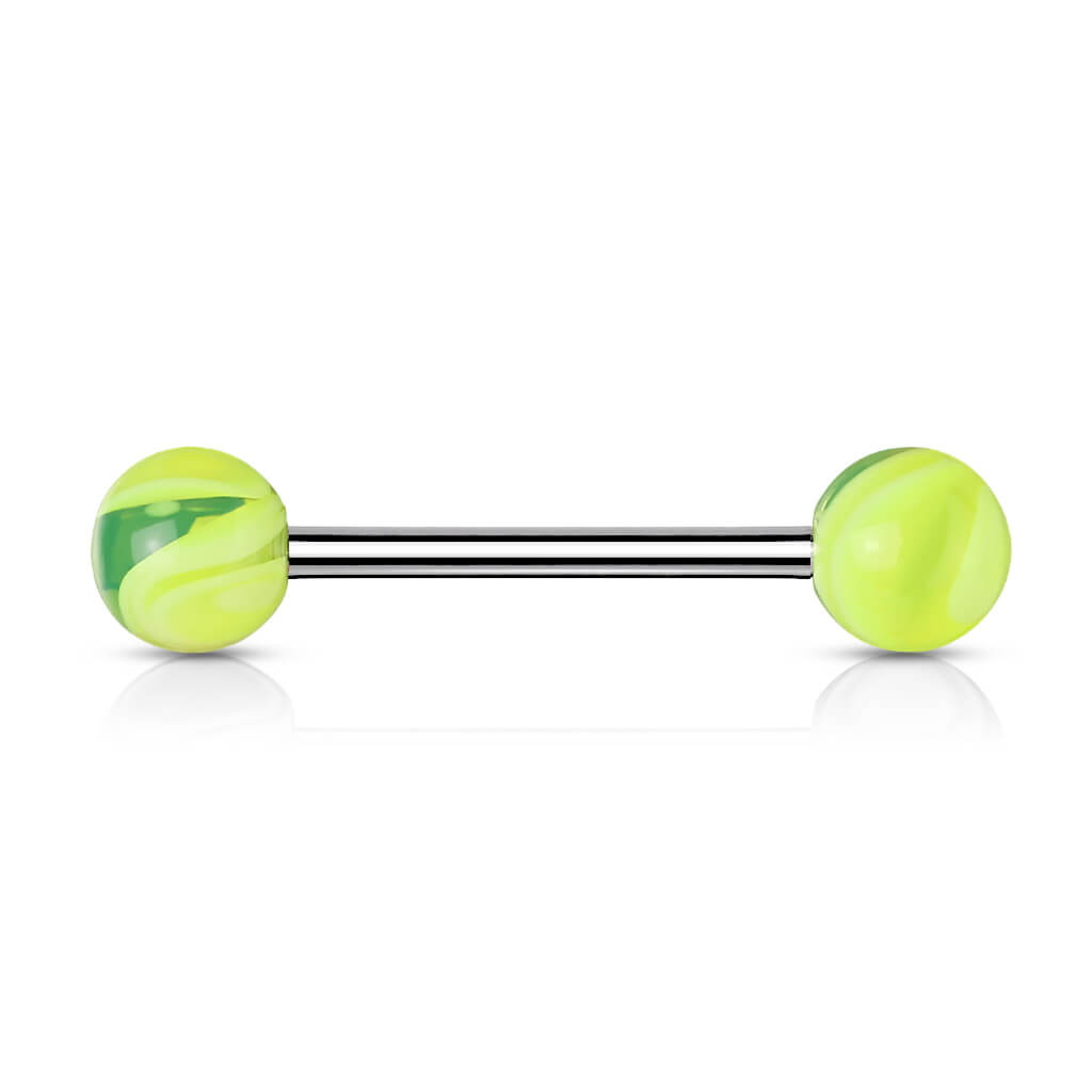 Barbell Acryl Marmor Kugel