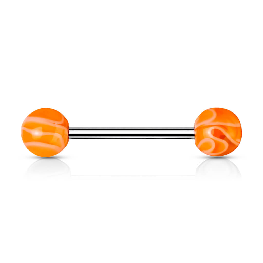 Barbell Acryl Marmor Kugel