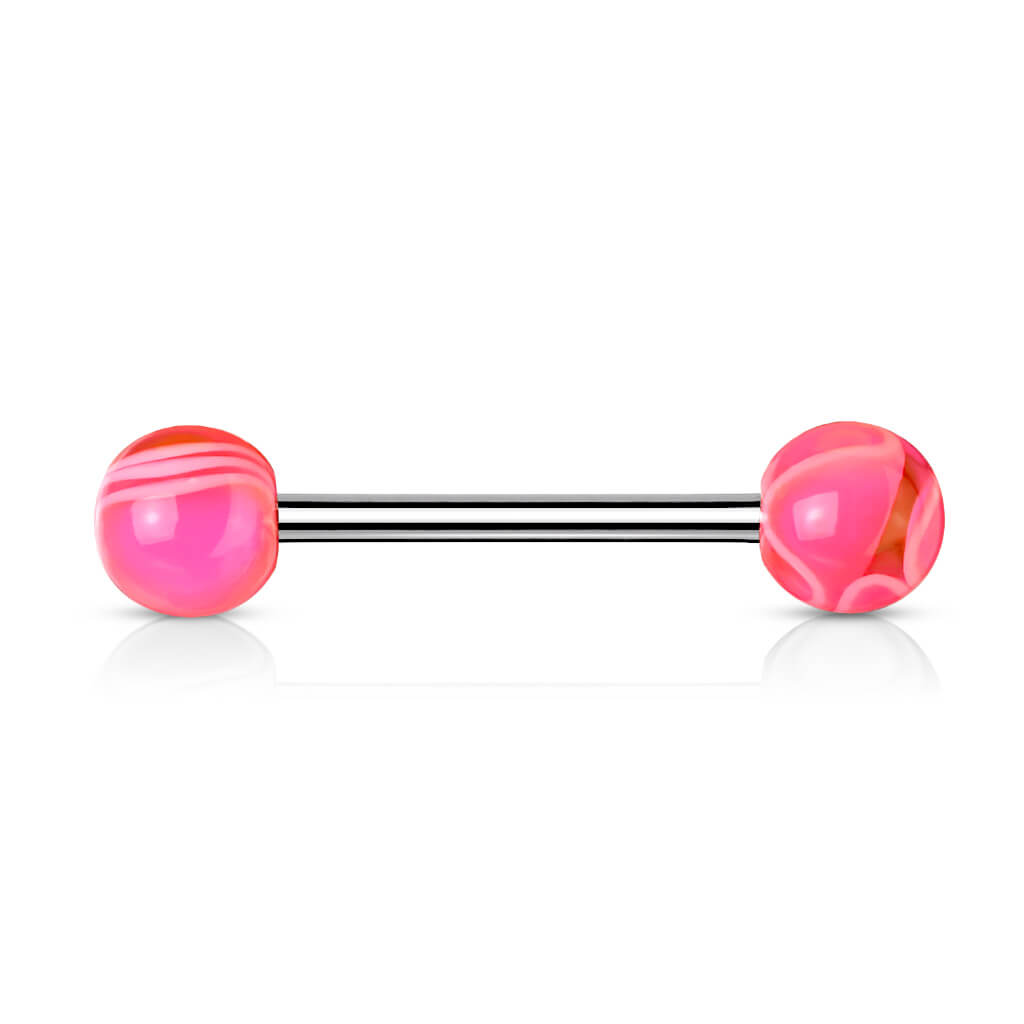 Barbell Acryl Marmor Kugel