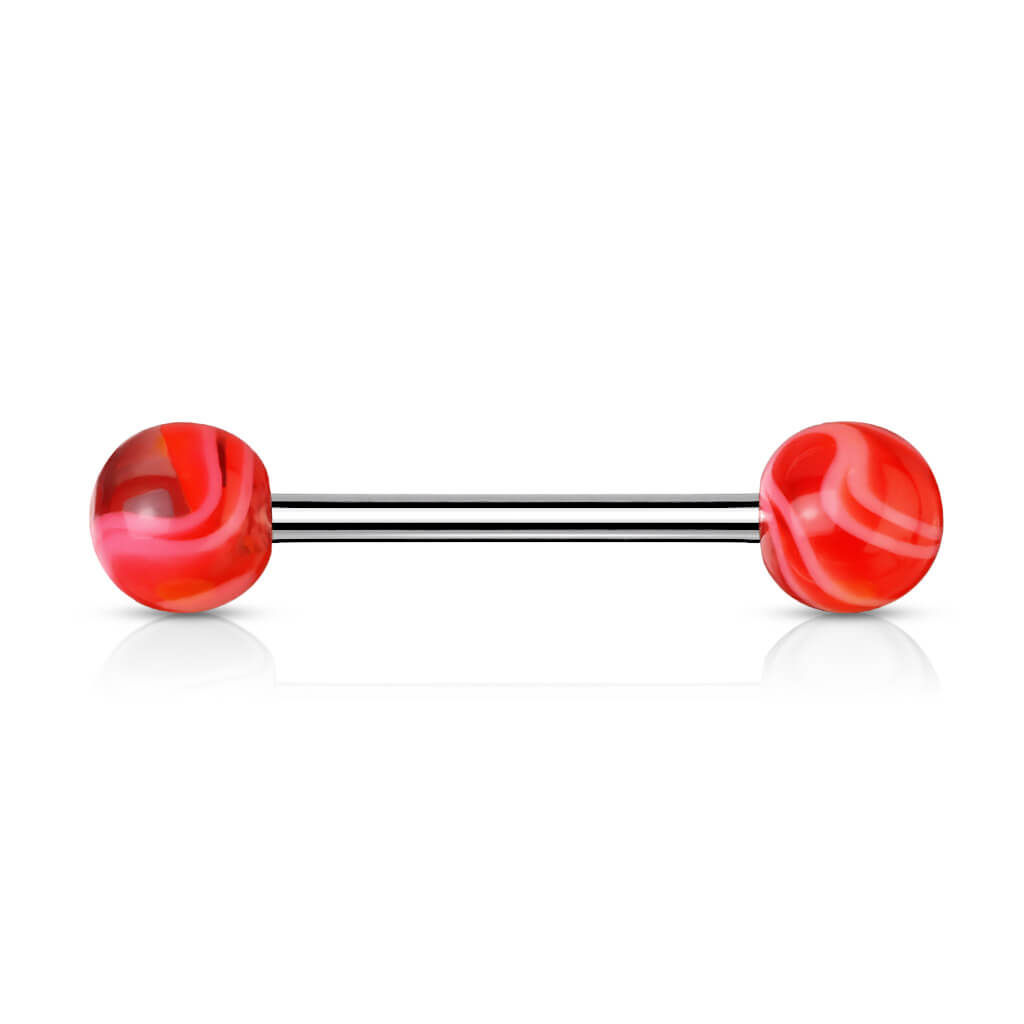 Barbell Acryl Marmor Kugel