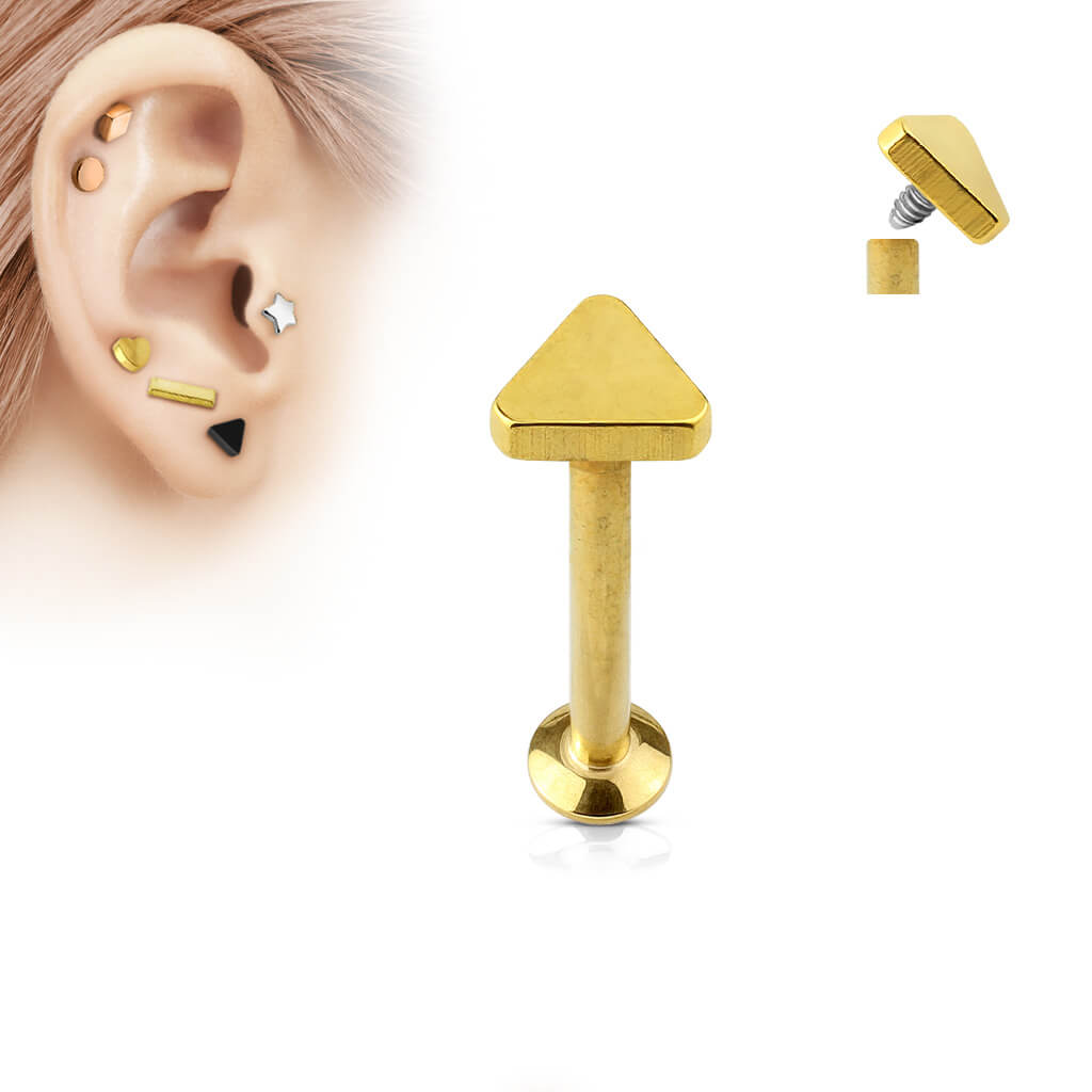 Triángulo Plano Rosca interna Labret