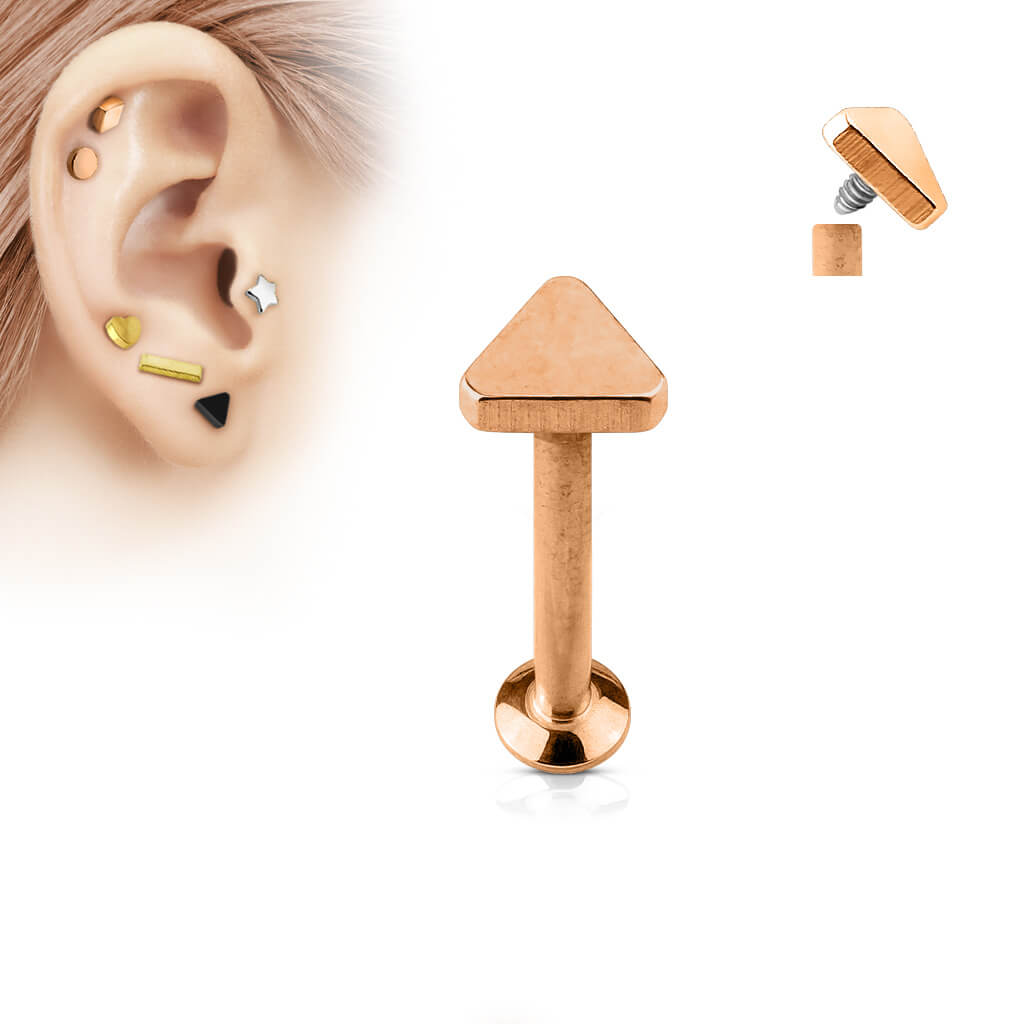 Triángulo Plano Rosca interna Labret