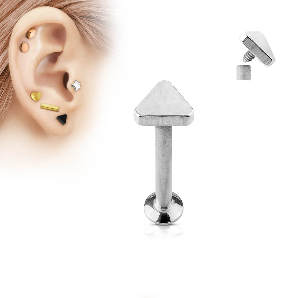 Triángulo Plano Rosca interna Labret