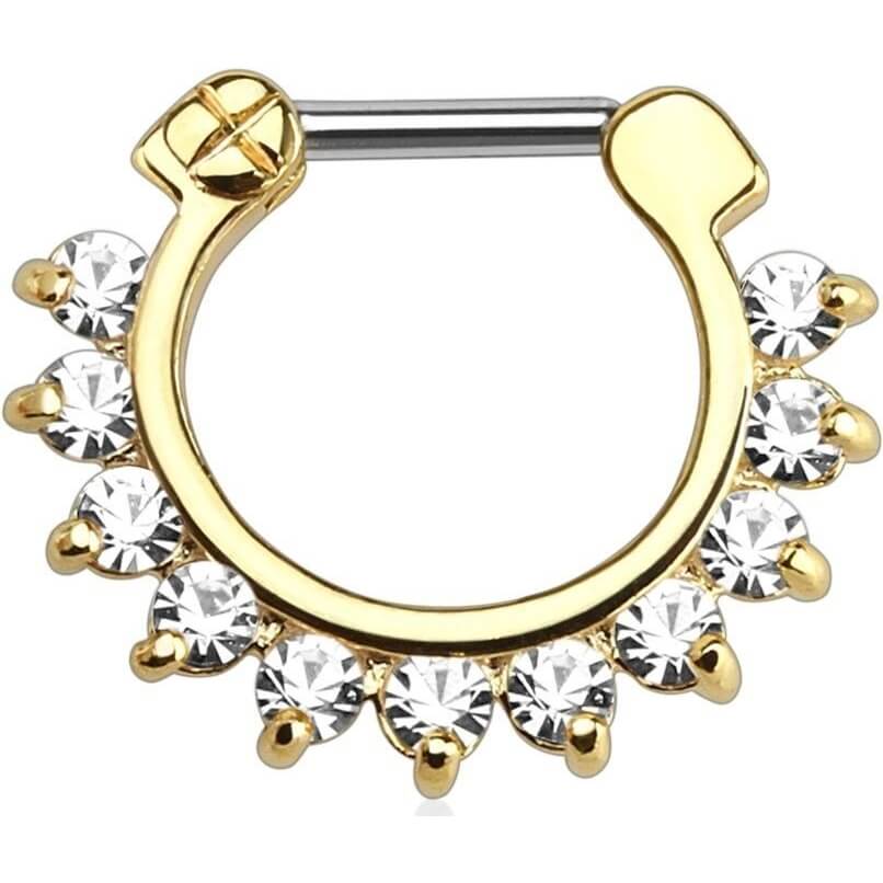 Septum Piercing Zirconia Clicker