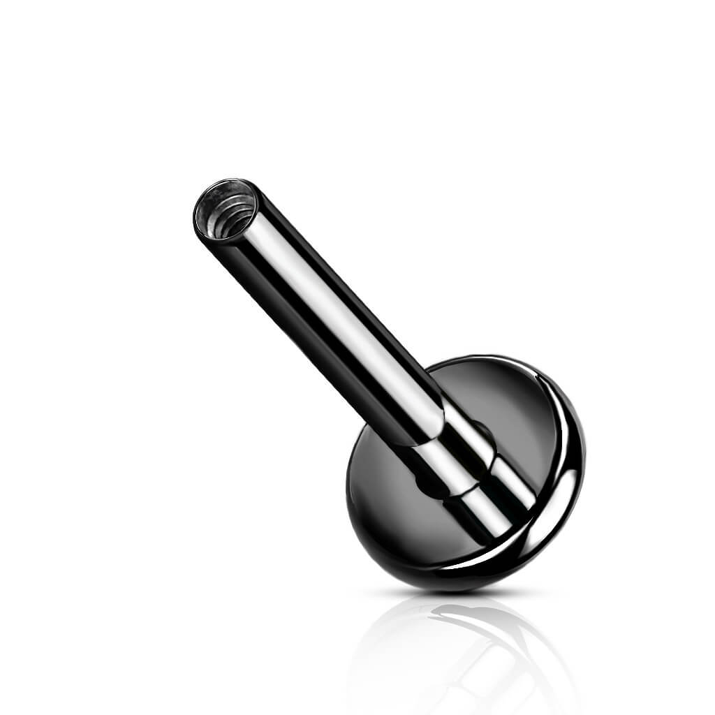 labret base with flat back Internally Threaded