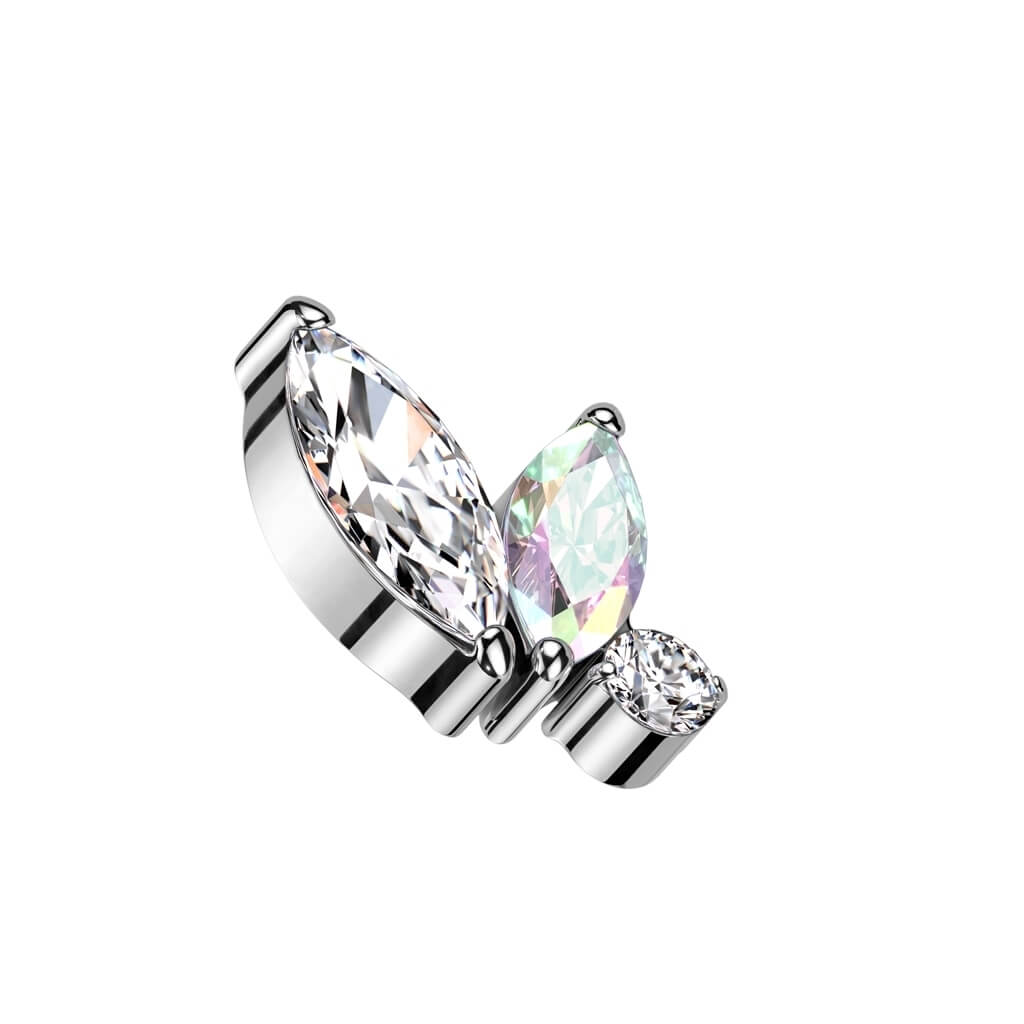 top 2 marquise zirconias Internally Threaded