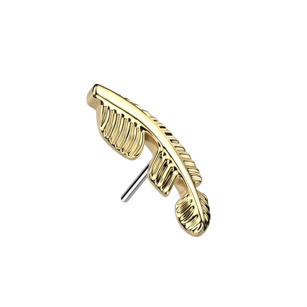 Titanium top feather Push-In
