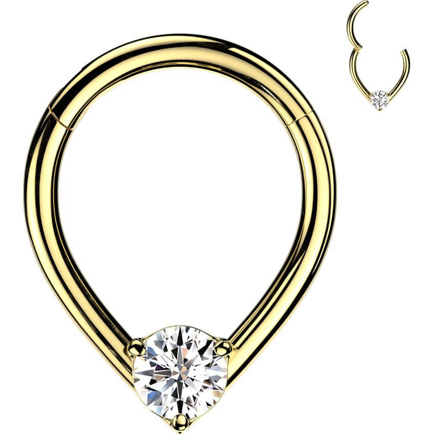 Ring teardrop zirconia Segment
