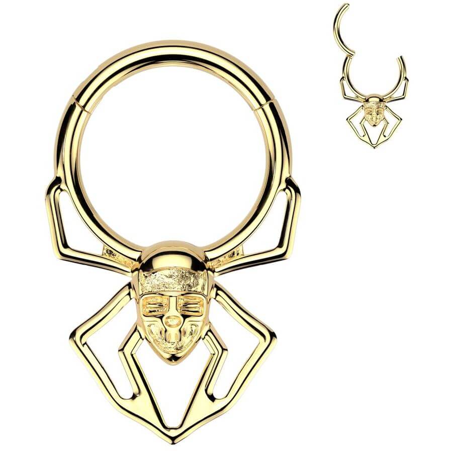 Ring spider skull face Segment