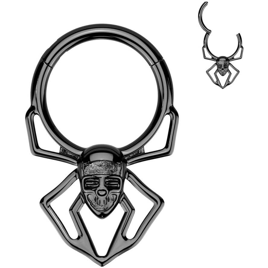 Ring spider skull face Segment