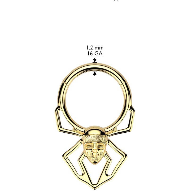 Ring spider skull face Segment