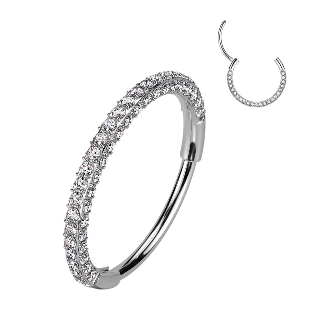 Titanium Ring Zirconia Clicker