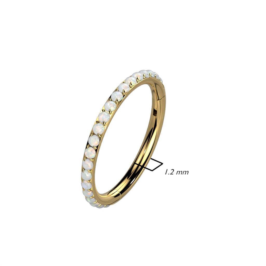 Titanium Ring Zirconia Clicker