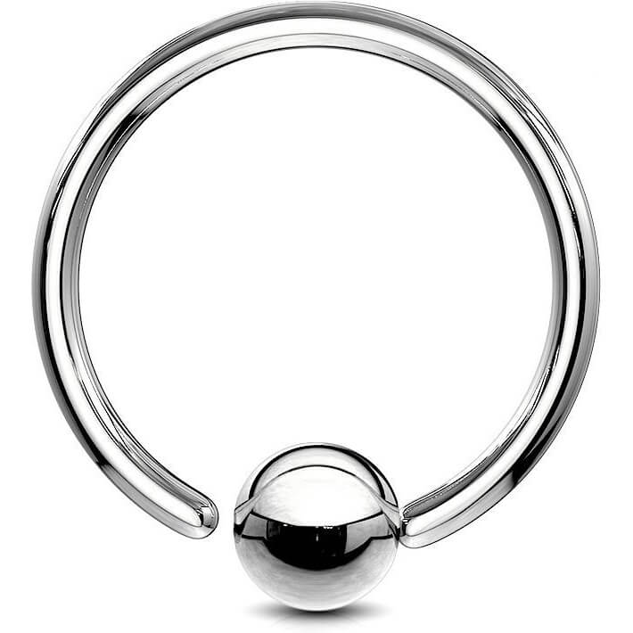 Ring Ball Silver Bendable