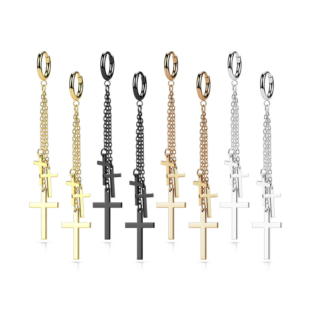 Pendente a catena e croce Clicker
