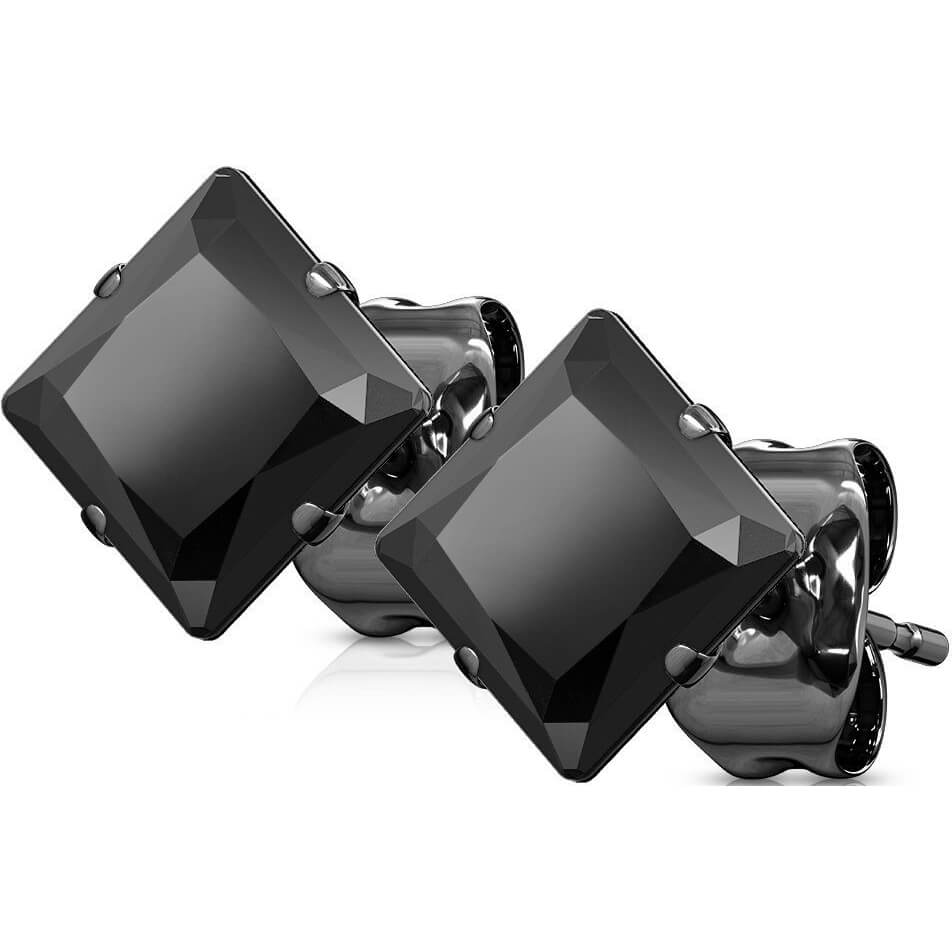 Zircone quadrato nero