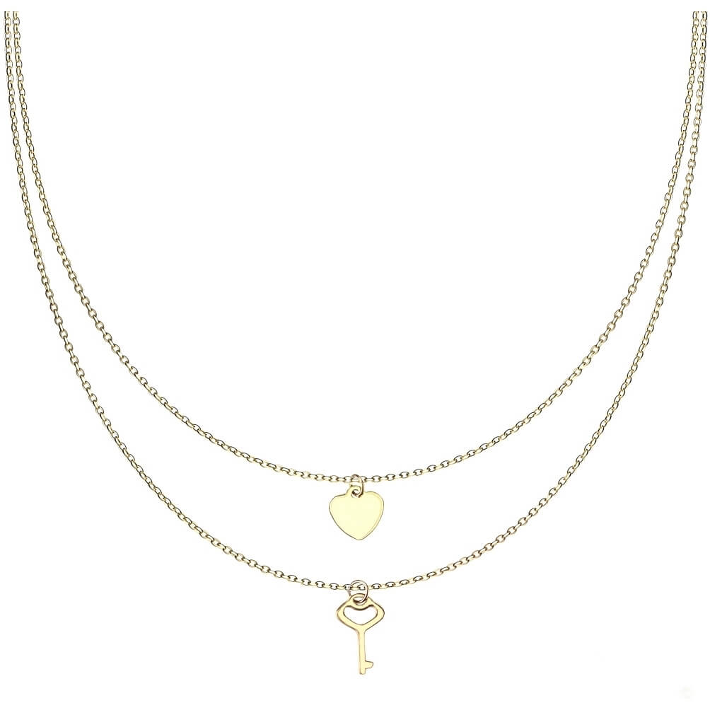 Heart Key Double Layered