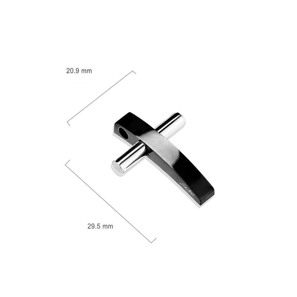 Cruz Negro Plata