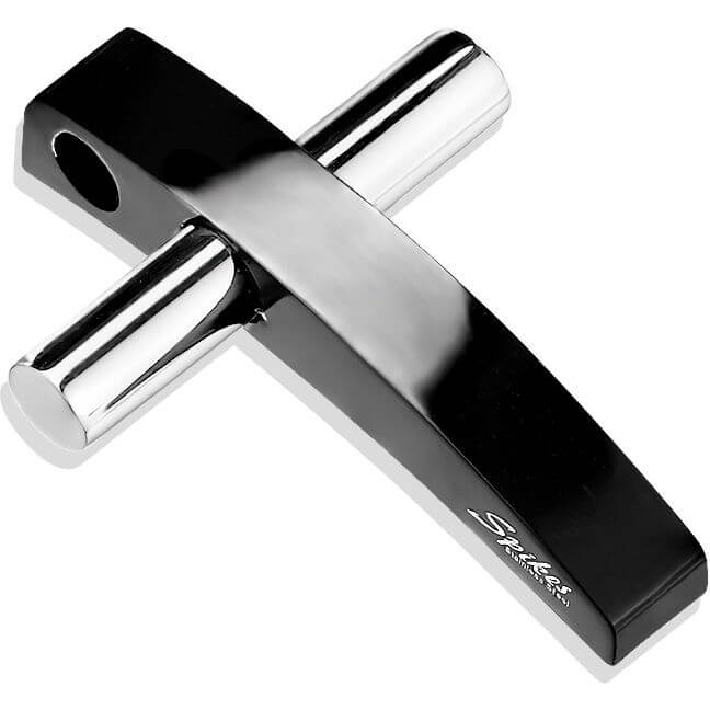 Cruz Negro Plata