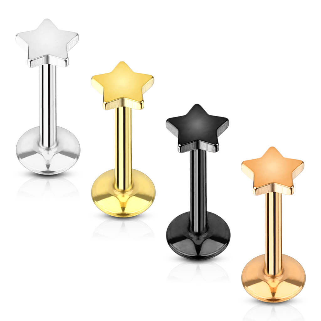 Labret gwiazdka gwint wewnętrzny