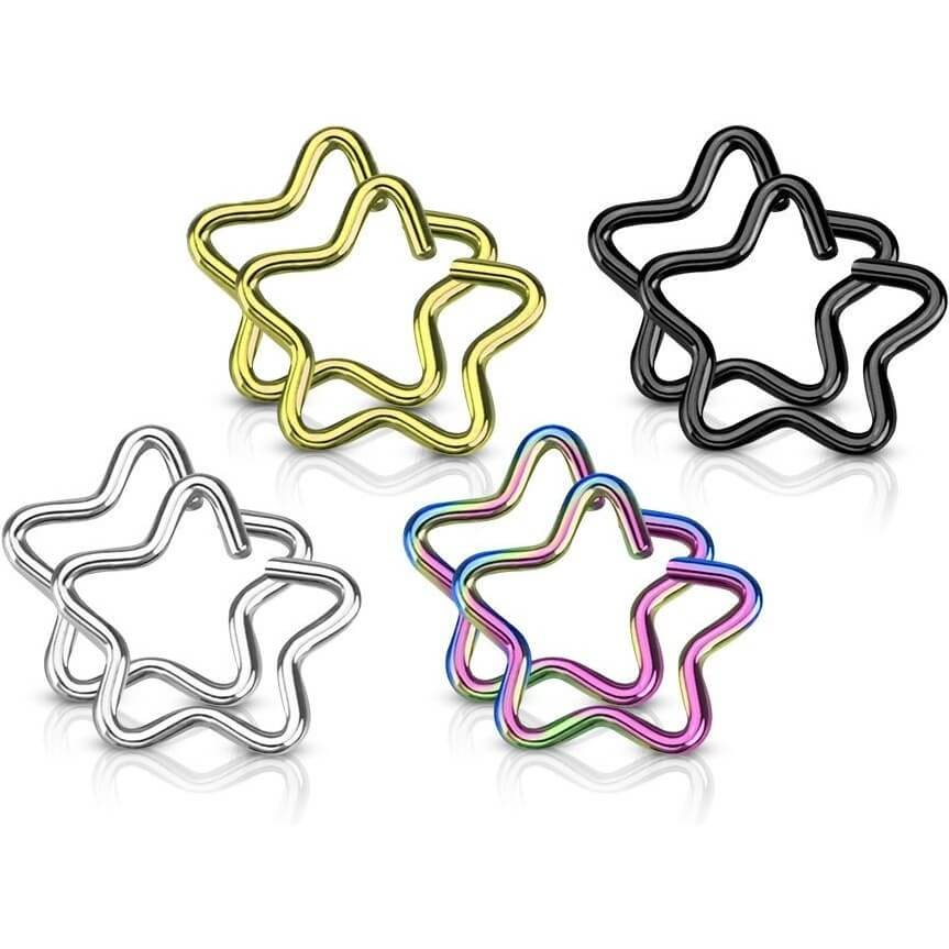 Anello Piercing Stella Pieghevole