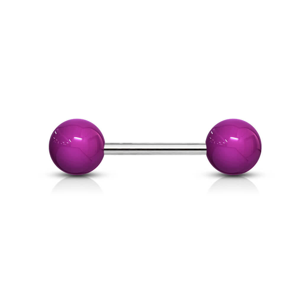 Barbell Acrylic Solid Colored Ball