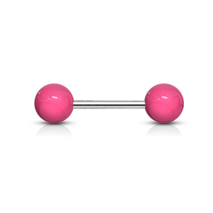 Barbell Acrylic Solid Colored Ball