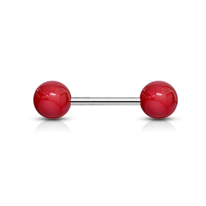 Barbell Acrylic Solid Colored Ball