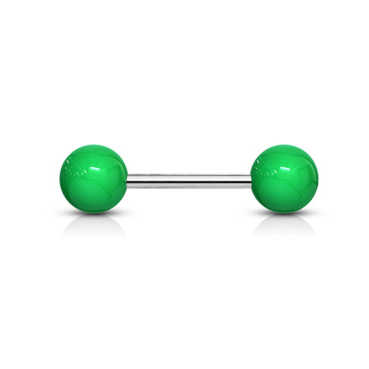 Barbell Acrylic Solid Colored Ball