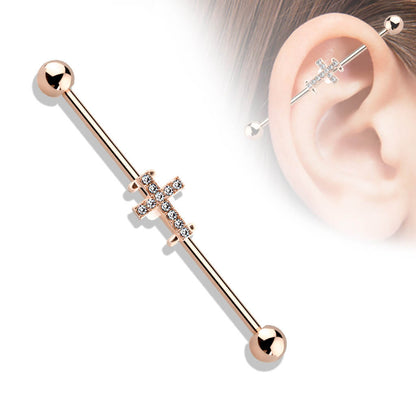 Industrial Barbell Cross Zirconia