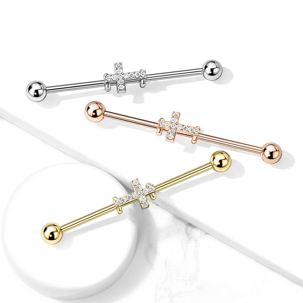 Industrial Barbell Cross Zirconia