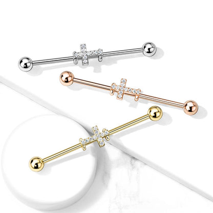 Industrial Barbell Cross Zirconia