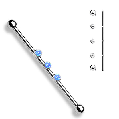 Barbell Industrial 3 Opali Filettatura Interna