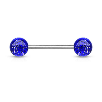 Barbell Sfera brillante in acrilico