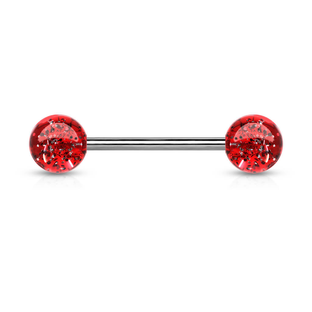 Barbell Sfera brillante in acrilico