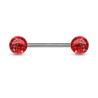 Barbell Sfera brillante in acrilico