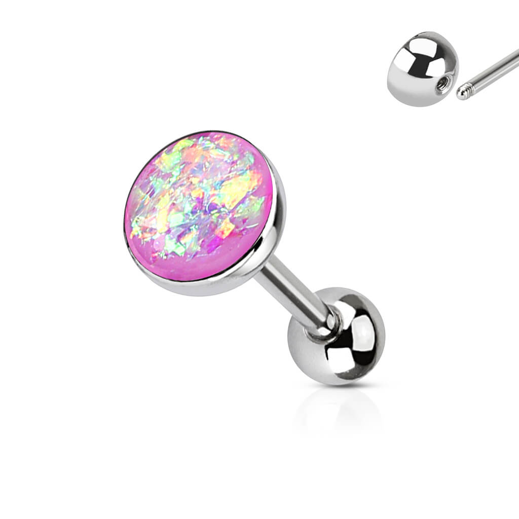 Tongue Barbell Opal