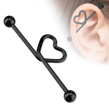 Barbell Industrial Corazón de Titan PVD