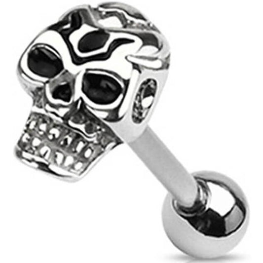 Barbell Teschio d´argento