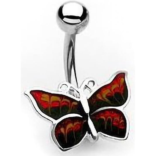 Belly Button Piercing Butterfly