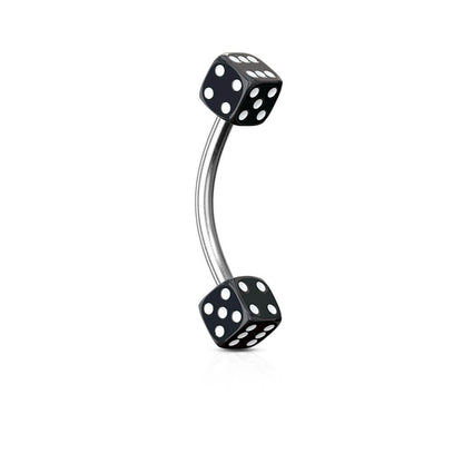 Eyebrow Piercing Acrylic Dice