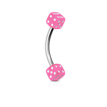 Eyebrow Piercing Acrylic Dice