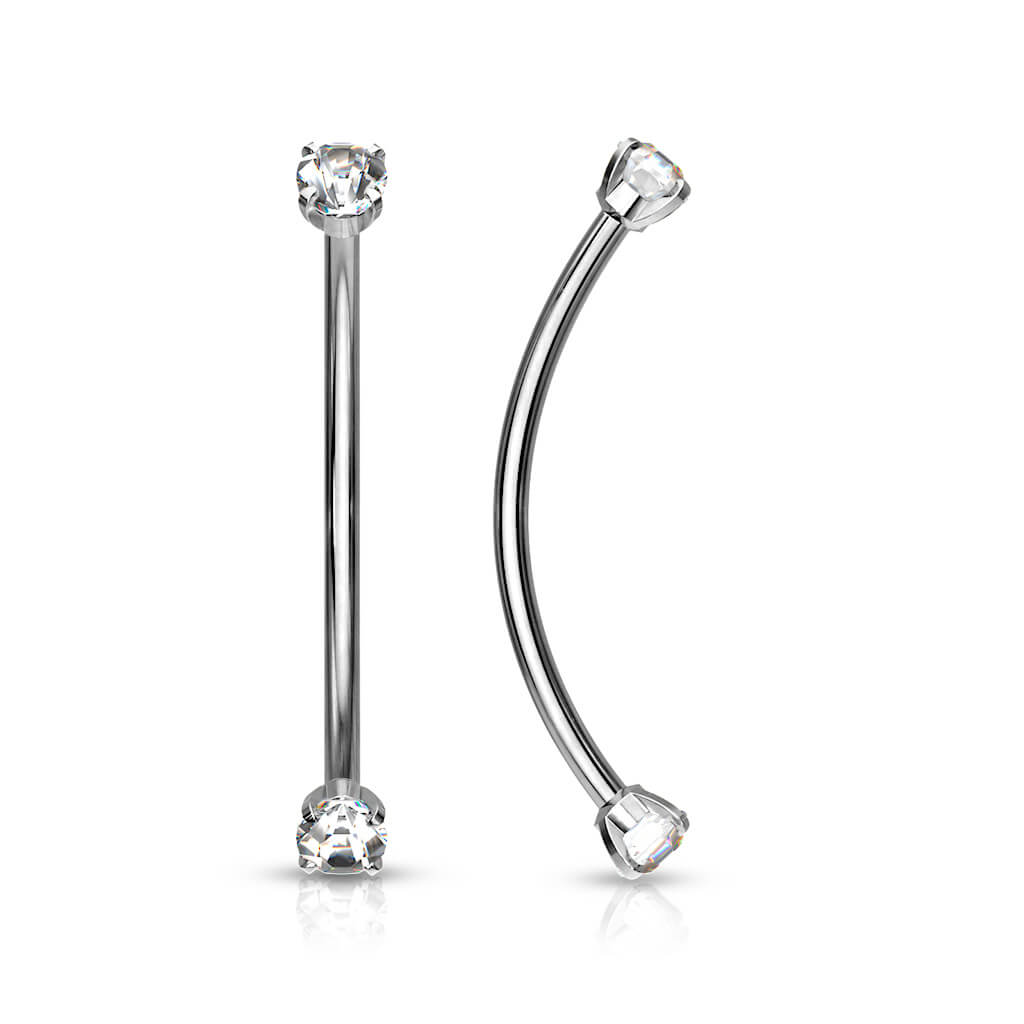 Curved Barbell Zirconia