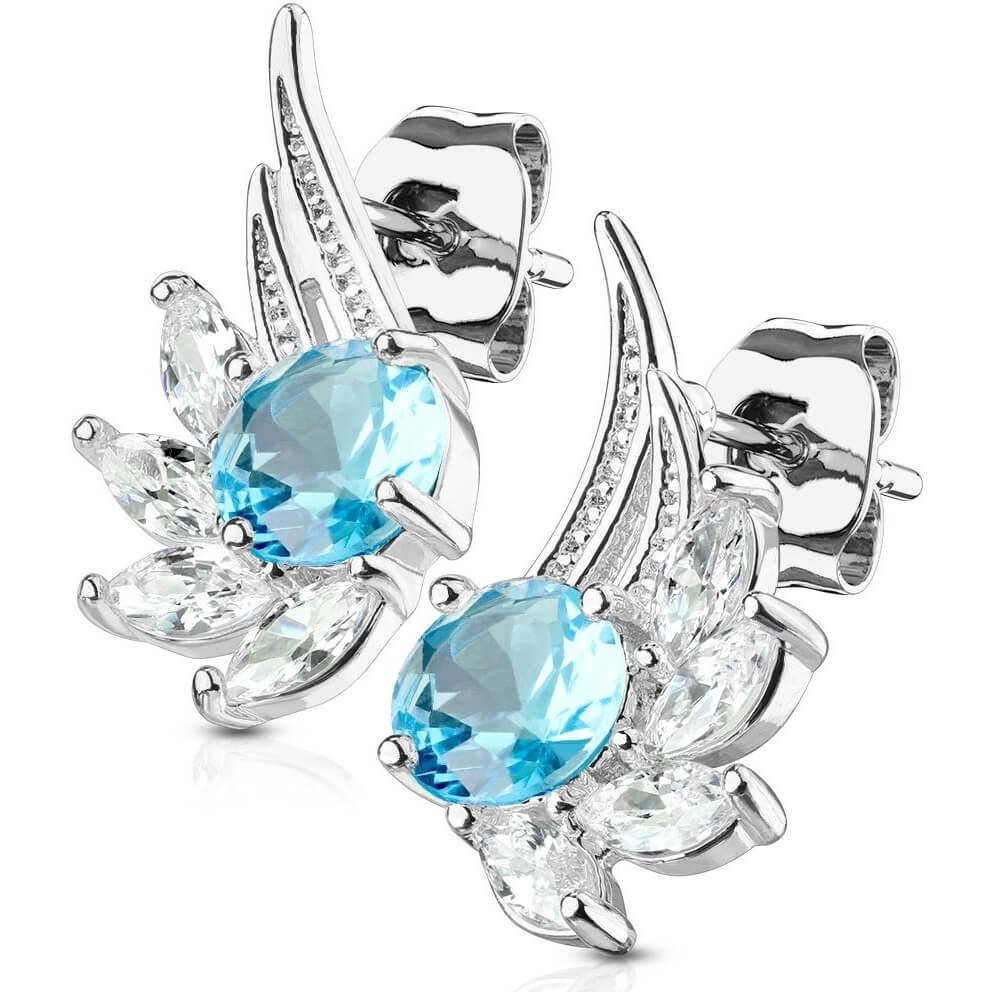 Bouton d'Oreille Ailes d'Ange Zircone