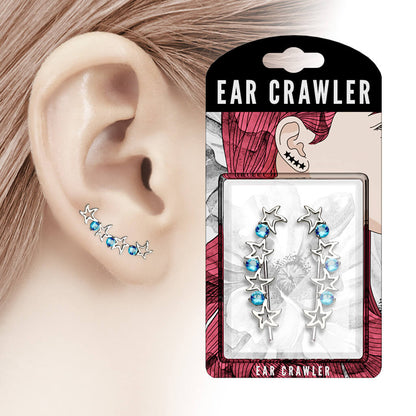 Ear Crawler Sterne Zirkonia