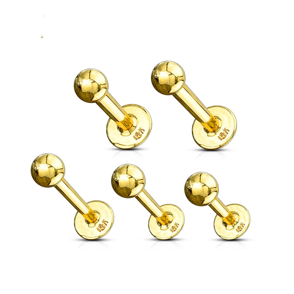 Or 14kt Labret Bille