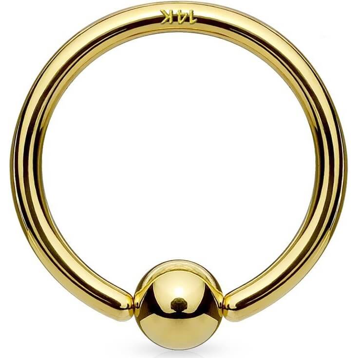 Oro 14kt Anillo Oro amarillo Flexible