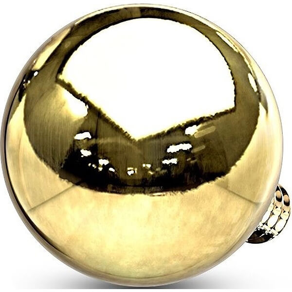 Oro 14 kt Sfera  Filettatura Interna