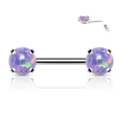 Nipple Piercing Opal Push-In