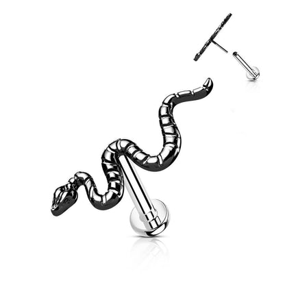 Titane Labret Serpent Or Enfoncer